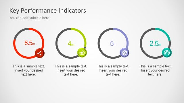 Infographic Key Performance Indicator Dashboard