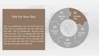 Lightbulb PowerPoint of Circular Diagram