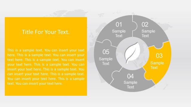 PowerPoint Diagram of Circular Puzzle