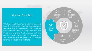 Shield Icon Slide of Puzzle Diagram