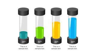 Tube Shape Diagram of Infographic PowerPoint