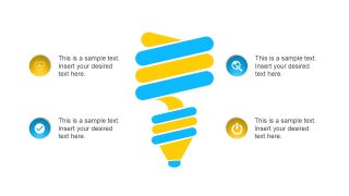 Infographic Icons and Sales Funnel Slide