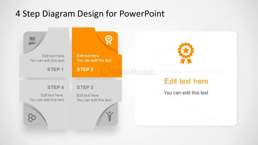 Certification Icon Slide Free Diagram