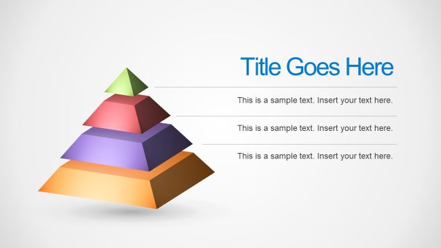 Pyramid Diagram Template PPT