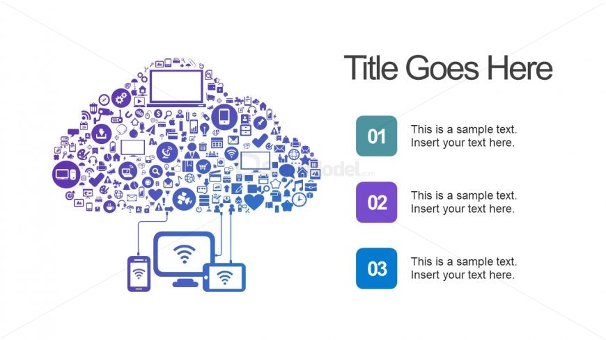 Cloud Computing PPT Slide of Infographics