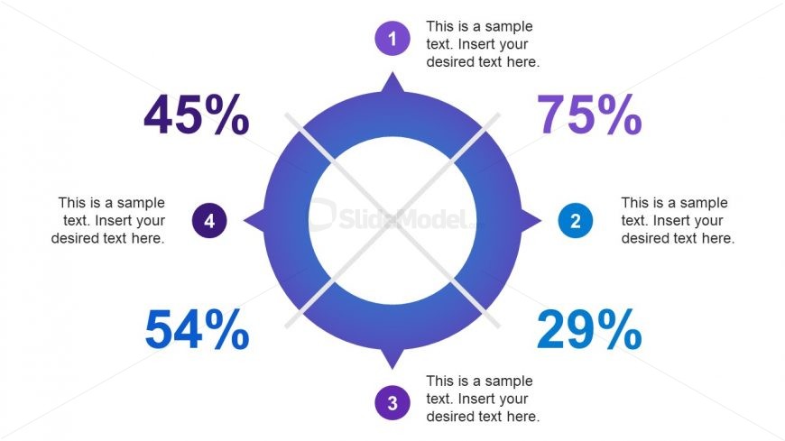 4 Segment Unique Matrix Design Slide