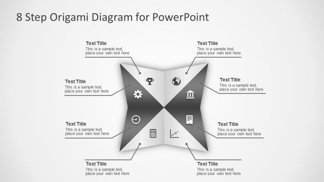 Flat Origami Template PowerPoint