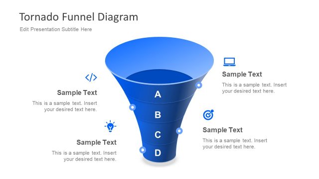 Funnel 3D PowerPoint Diagram