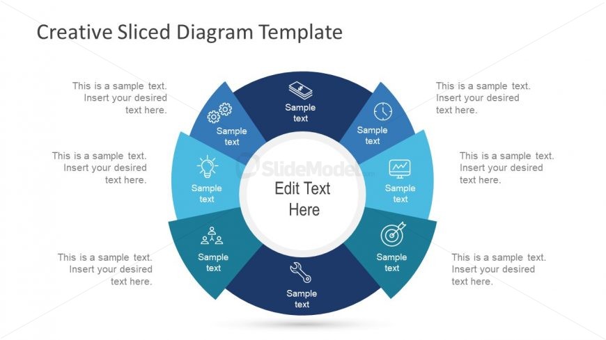 Sliced Diagram Segments PPT