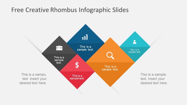 Mash of Rhombus in PowerPoint