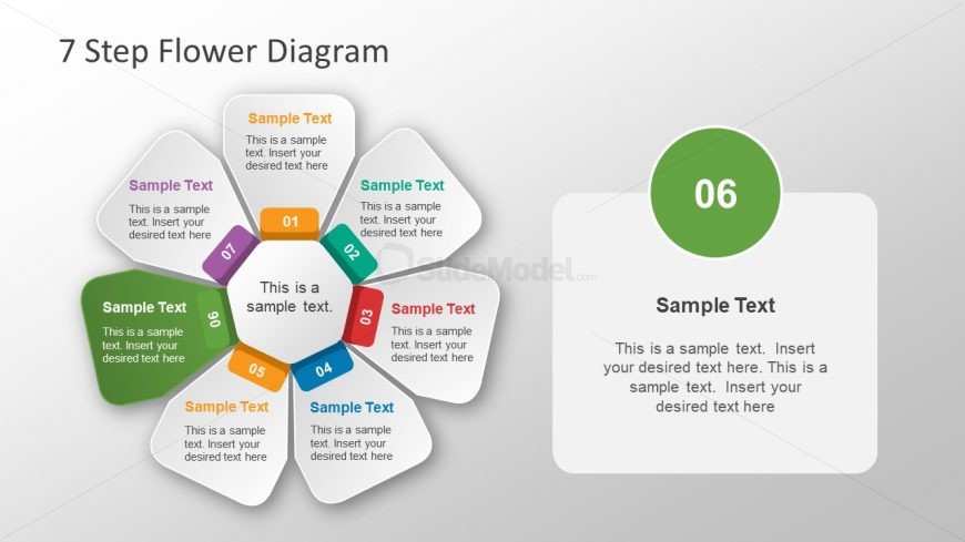 Flower Petals Cycle Diagram