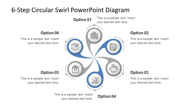 Business Presentation Spiral Diagram