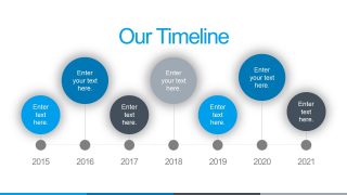 Horizontal Timeline Diagram Design