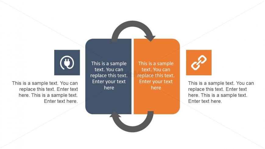 Two Step PowerPoint Diagram