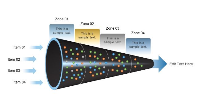 Free PowerPoint Diagram Funnel