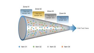 Presentation Design of 4 Level Funnel