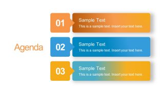 PowerPoint Agenda Slide List Format