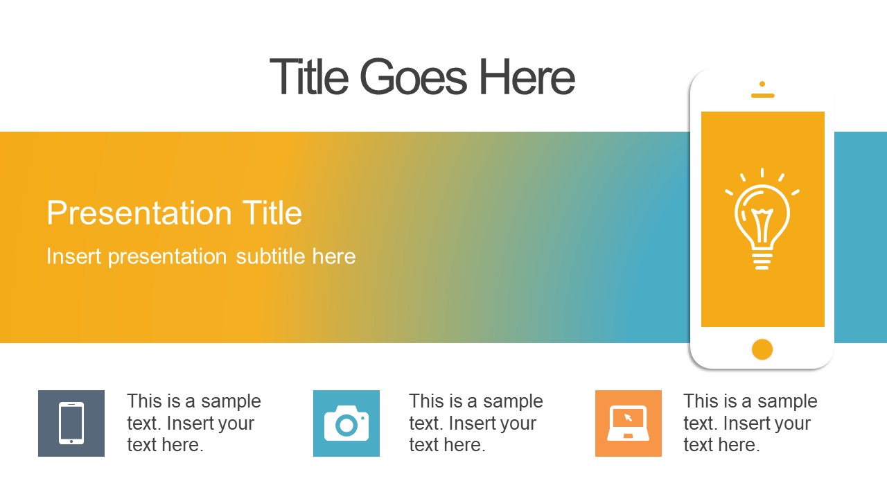 Free Product Showcase PowerPoint Template & Google Slides