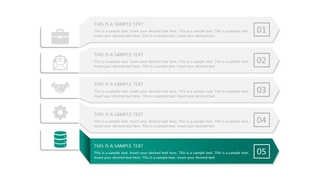 Business PowerPoint Free Arrow Style