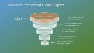 Vertical Funnel Diagram Template