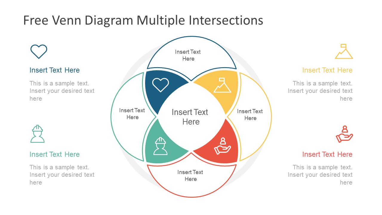 Infographic Venn Diagram PPT SlideModel