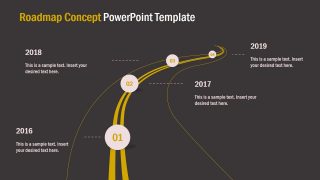 Roadmap Concept Slide Layout