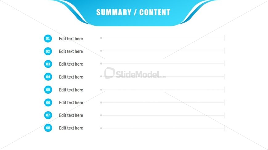 PowerPoint Table of Content