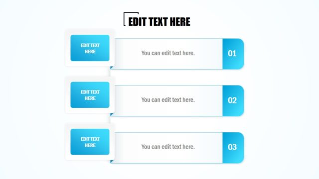 3 Steps PowerPoint Business Presentation