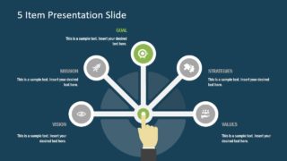 Slide of Infographic Semi-Circle