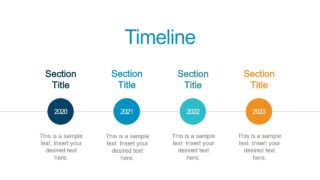 Slide of4 Steps Timeline