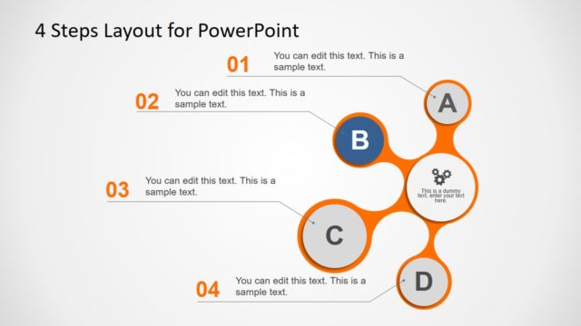 Molecular Connecting PowerPoint Diagram