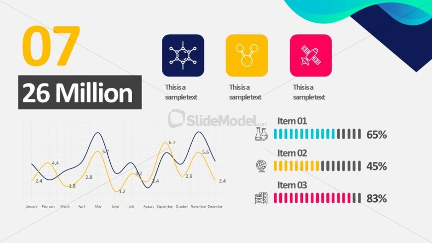 Slide of Custom Infographic Chart