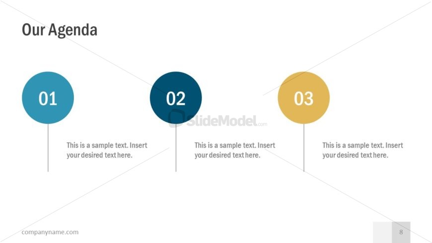 Agenda Template in Slide Deck