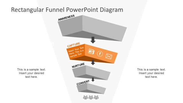 Funnel Rectangular PowerPoint Template