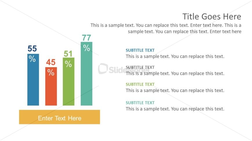 PPT Bar Chart for School Slides