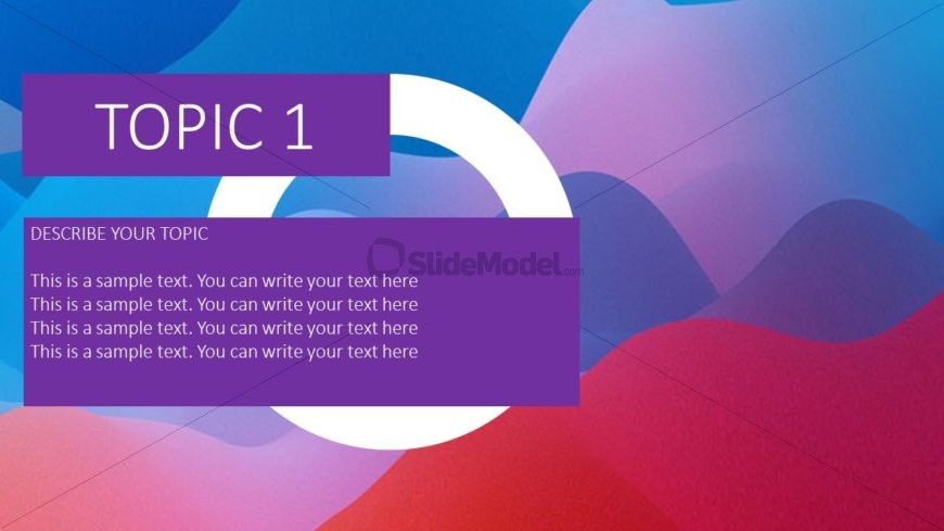Presentation of Gradient Timeline Design