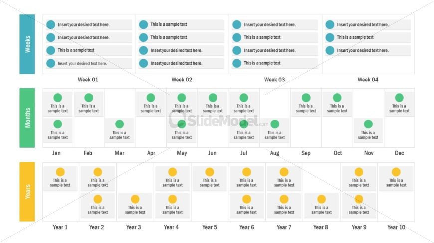 Calendar Card Scheduler Layout