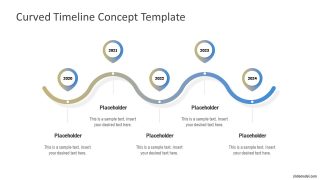 Curved Timeline Gradient Presentation 