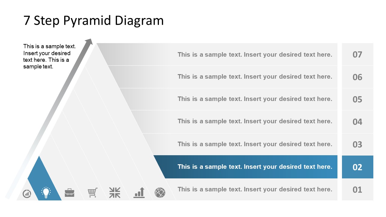 Level 2 Pyramid Diagram Template