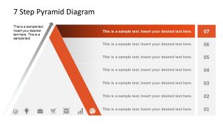 Level 7 Pyramid Diagram Template