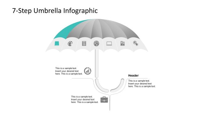 Infographic Umbrella PowerPoint Design