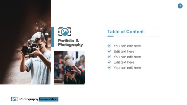 Photo Collage PowerPoint Slide