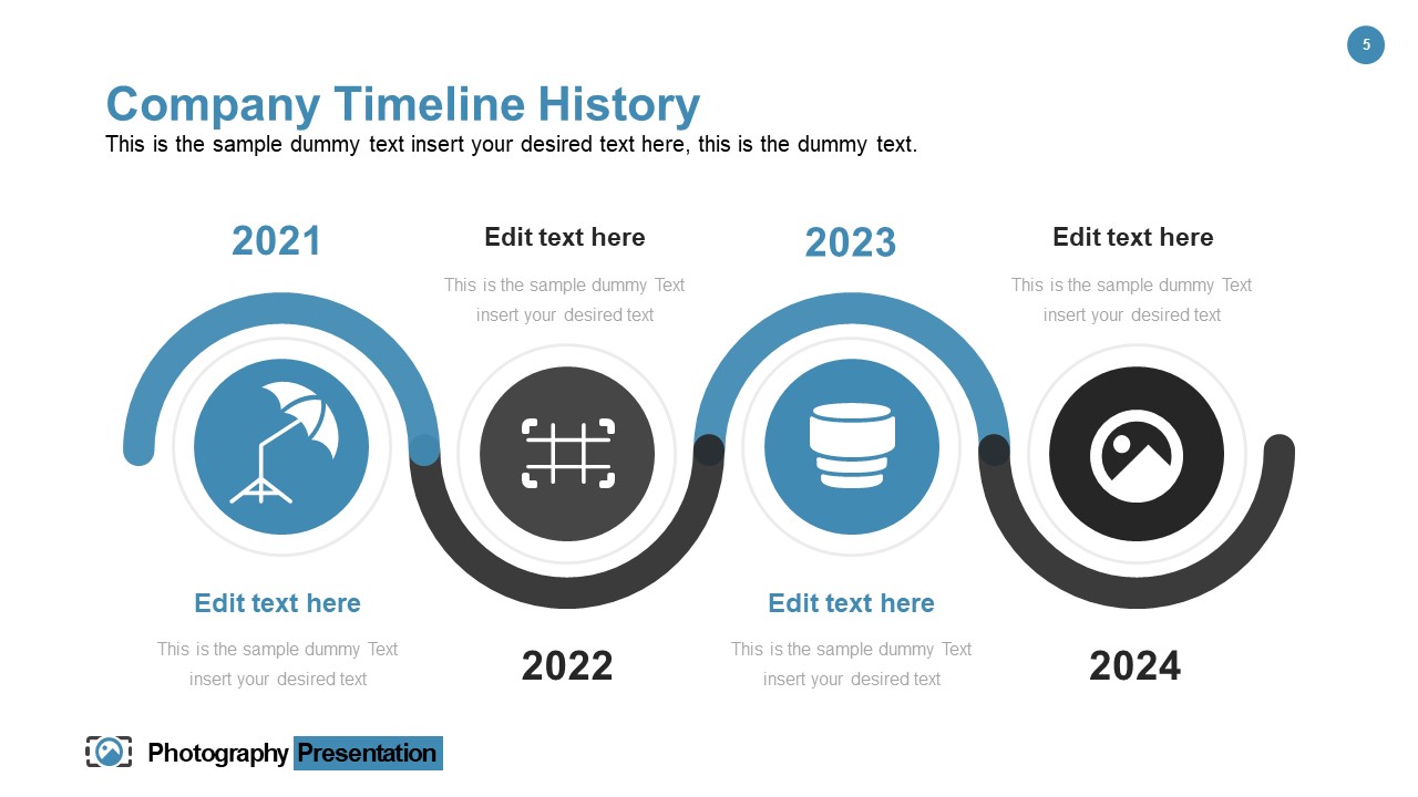Free Photography PowerPoint Template SlideModel