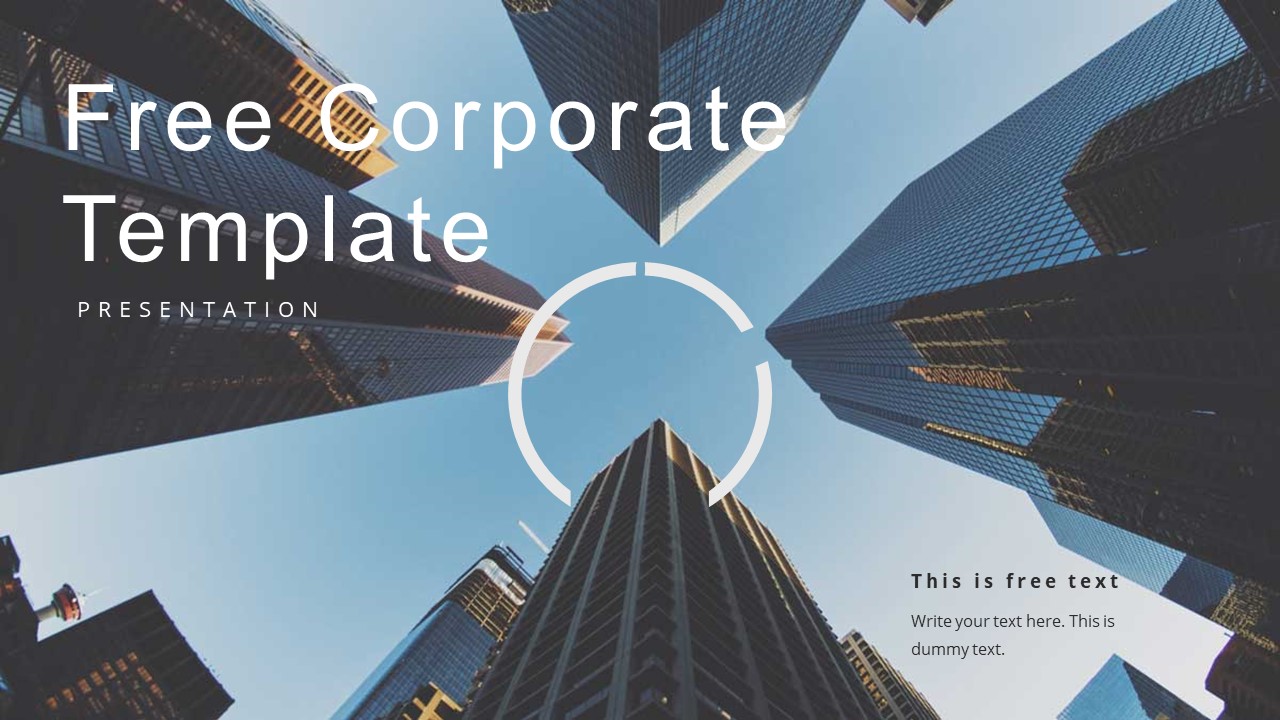 Free Corporate Presentation Template - SlideModel