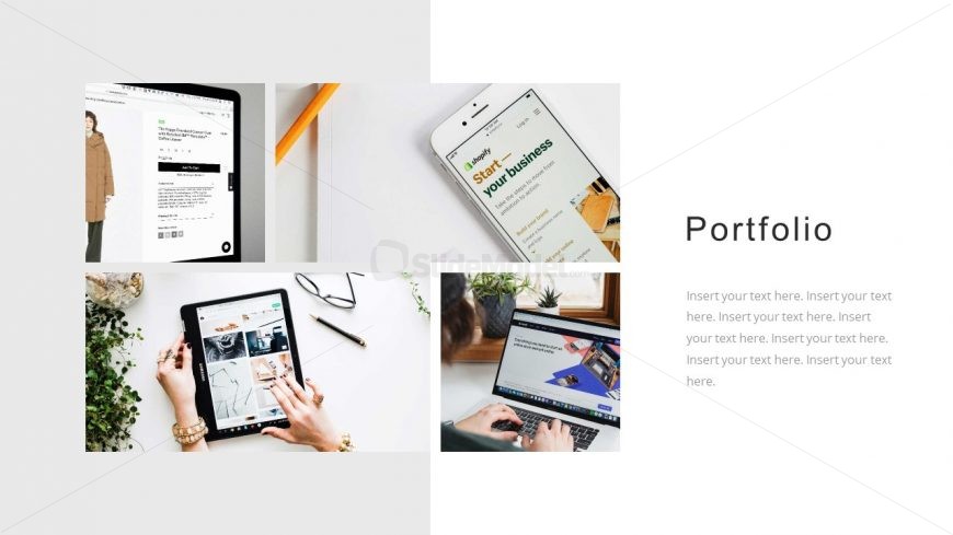 Corporate Portfolio Gallery PowerPoint