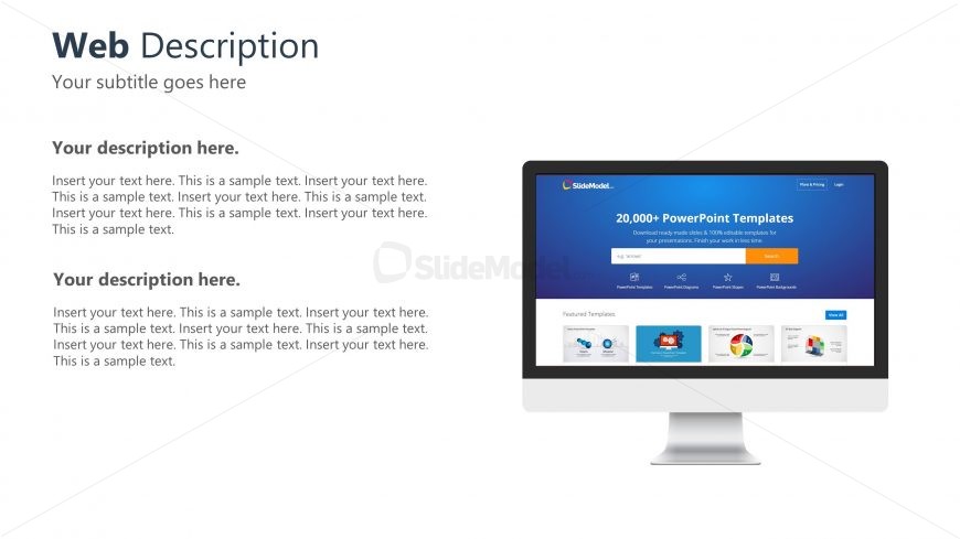 PowerPoint Product Demo on Computer Screen