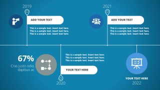 Template of Business Corporate Timeline