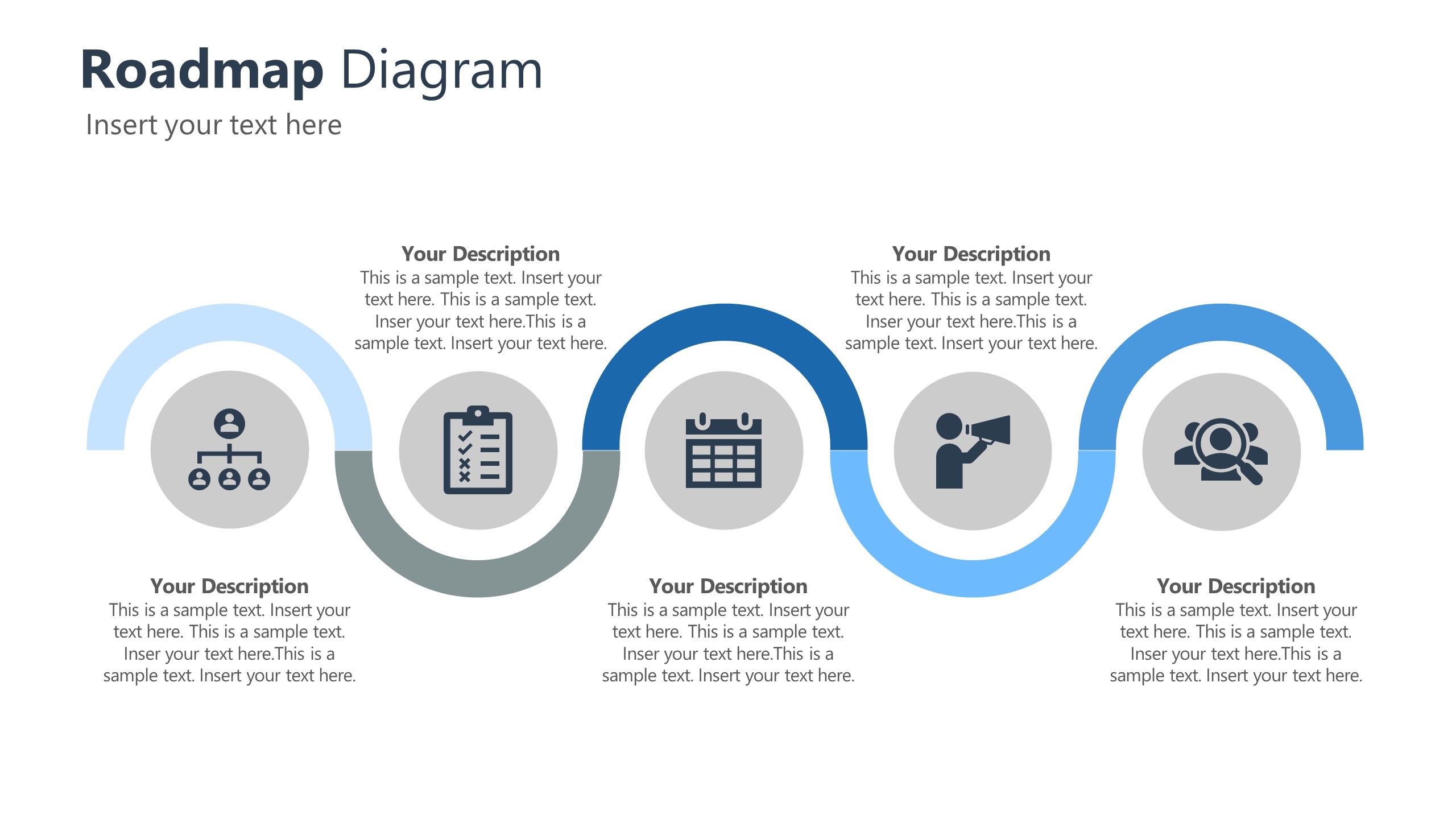 Free Blue Business Corporate Slide Deck SlideModel