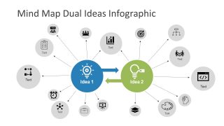 Template of Clipart Icons for Mind Map