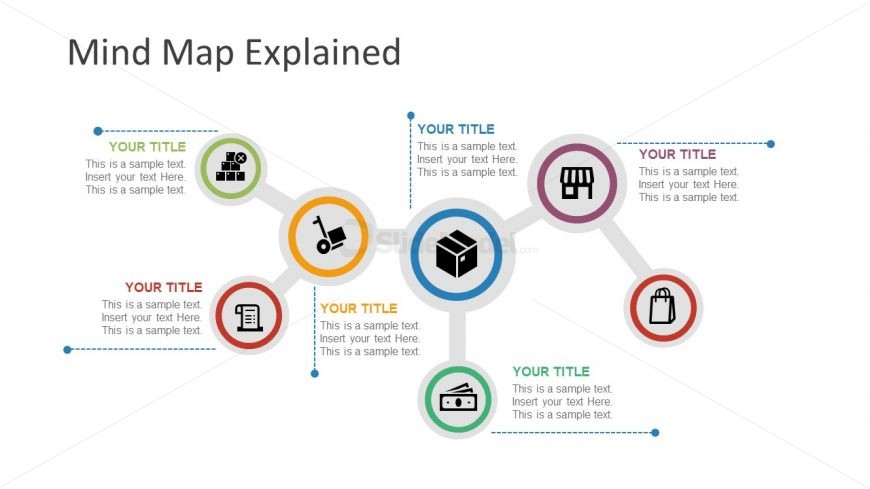 PPT Infographic Mind Map Style